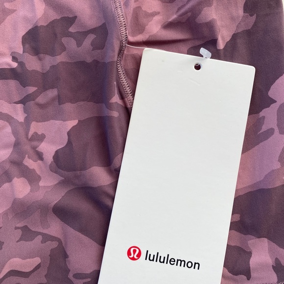 Lululemon Sculpt Tank *Cropped - Incognito Camo Pink Taupe Multi Sz 14 N… - Picture 12 of 12